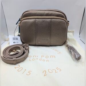 Pom Pom London Original In Bronze - Three Straps - NWT